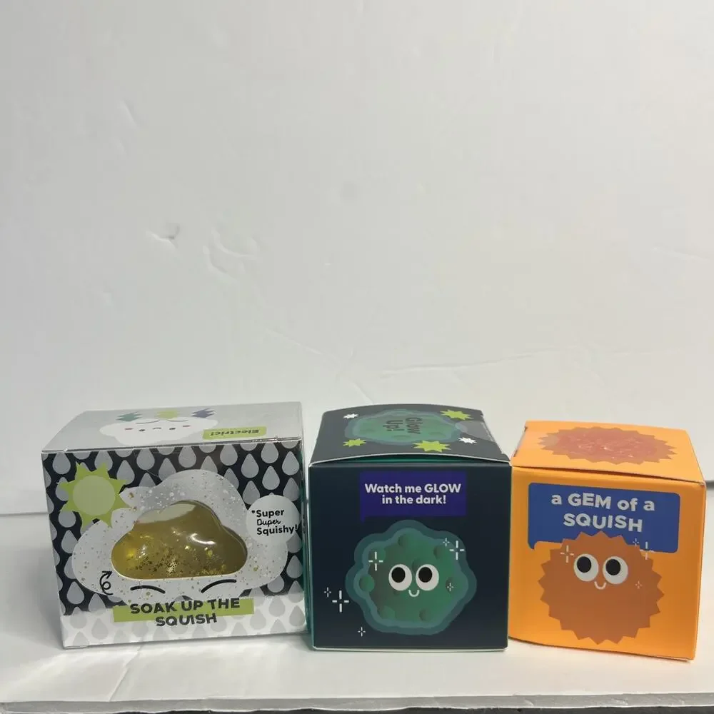 J'Adore Glitter Cloud, Glow Squish, Diamond Squishy Squeeze Toy Tactile